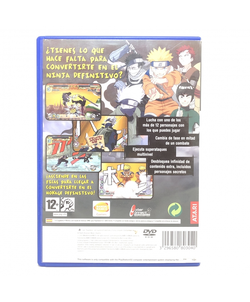 Naruto Ultimate Ninja 5, un juego de PS2 muy completo. // Naruto